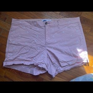 Old Navy Embroidered Daisy Shorts